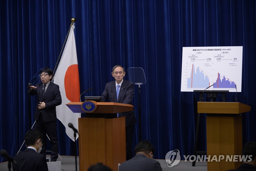 코로나 긴급사태 출구 찾는 일본…"12일 일부 해제 판단"