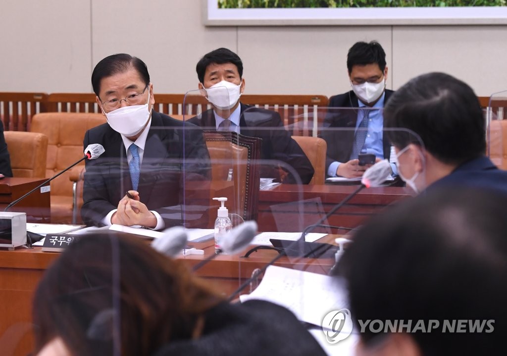 野 '코드인사' 맹공…정의용 "대통령 철학 반영된 것"