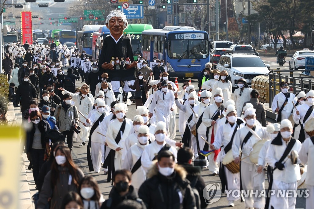 "노나메기 세상" 백기완 선생 영결식 엄수(종합)