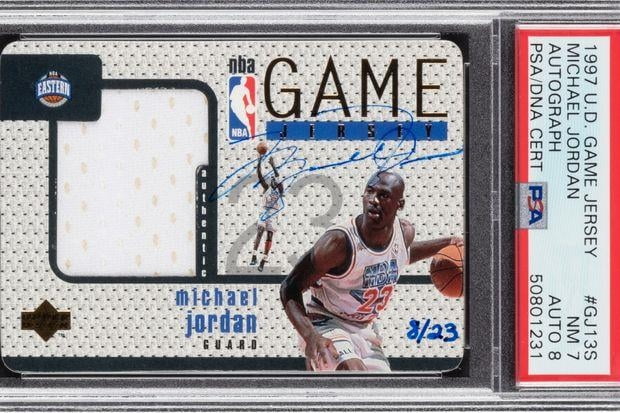 Basketball Emperor Jordan’s autographed card auctioned for 1.6 billion won in the US