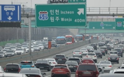 귀경길 고속도로 곳곳 정체…오후 9∼10시께 해소될 듯