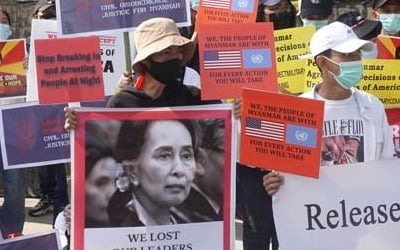 변호인도 없이 재판받은 아웅산 수치…유엔 "군정, 비밀재판설"