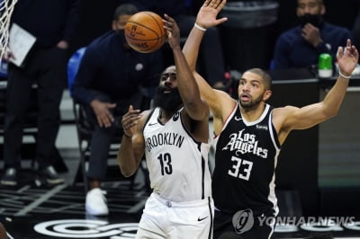 NBA 브루클린, 클리퍼스 잡고 6연승…동부 선두 0.5경기 차 추격