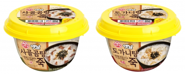 진한 사골국물로 더욱 맛있는 '옛날 사골곰탕죽', '옛날 도가니탕죽' 출시