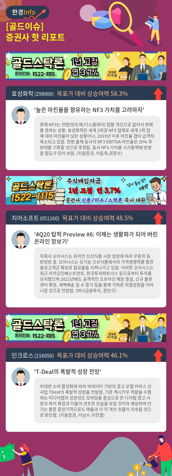 [골드이슈] 증권사 핫 리포트