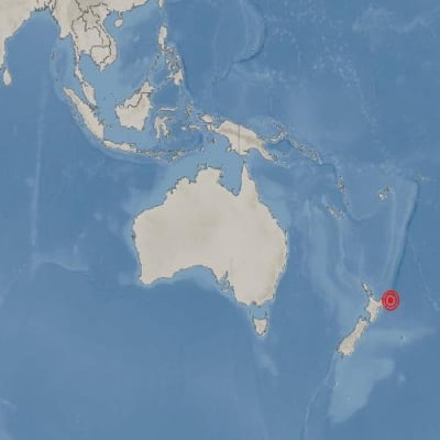 뉴질랜드 동북쪽 238㎞ 해역서 규모 7.3 강진 "쓰나미 가능"