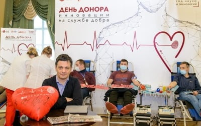LG전자, 러시아서 헌혈 캠페인 진행