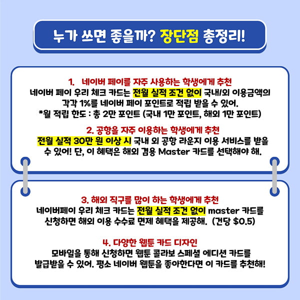 20대의 필수품목 '체크카드' 난 뭘 써야할까? 