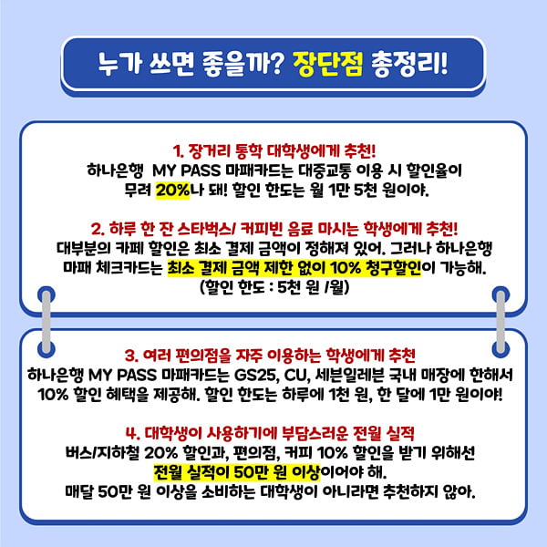 20대의 필수품목 '체크카드' 난 뭘 써야할까? 