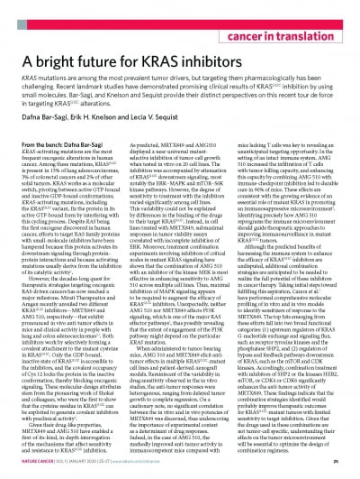  K-Ras 저해제 개발의 현 상황과 미래