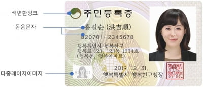 보안 강화된 새 주민증으로 바꿔볼까?