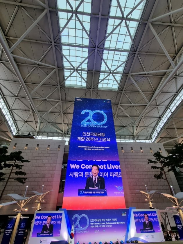 [포토] 인천공항 개항 20주년 ‘신비전 2030+’ 선포