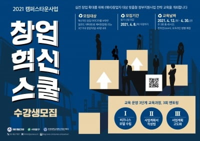 연세대 캠퍼스타운사업단, '2021 창업혁신스쿨' 수강생 모집