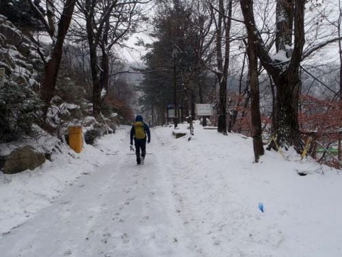 포천 백운산, 순백 능선에서 길을 잃다