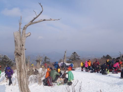 영험한 산, 겨울 태백산이 피곤하다.