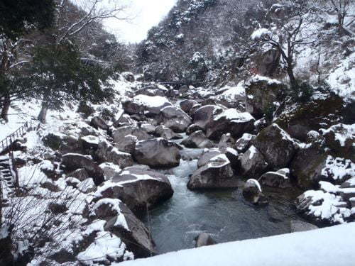 일본 힐링 트레킹...제3신, '귀신의 혀떨림((鬼の舌震)' 계곡을 걷다.