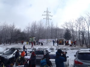 순백의 함백산 올라 동장군을 영접하다