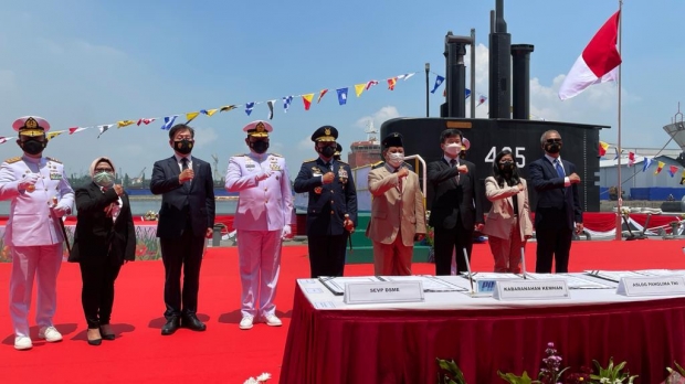 대우조선해양, 인도네시아 잠수함 3번함도 성공적으로 인도