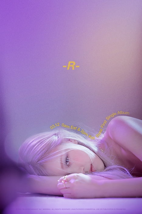 블랙핑크 로제, 솔로 앨범명은 ‘R’…티저 포스터 공개