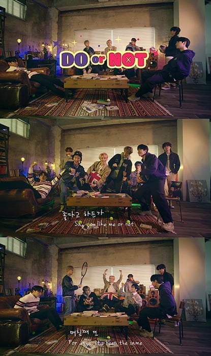 펜타곤, 신곡 ‘DO or NOT’ 리릭 비디오 공개…장난꾸러기 소년美 ‘뿜뿜’