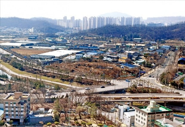 7만 가구 규모의 3기 신도시로 지정된 경기 광명시흥지구에 포함된 광명시 옥길동 일대. / 자료=한경DB