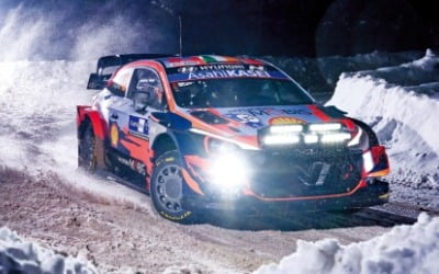 [포토] 현대차, WRC 핀란드 북극 랠리 우승  