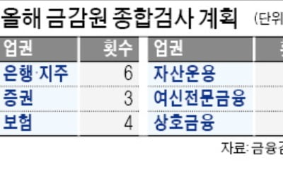 금감원, 올해부터 인터넷은행도 종합검사