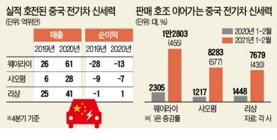 거품 논란 '中슬라 3총사' 실적 반전…성장 페달 다시 밟는다