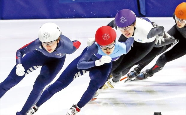 [포토] 심석희, 쇼트트랙 1500m 우승 