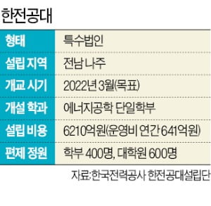 지방대 정원 미달 속출하는데…나주에 한전공대 들어서나