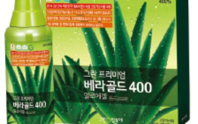 그린알로에, 알로에베라겔즙액 400% 고농축…면역 강화