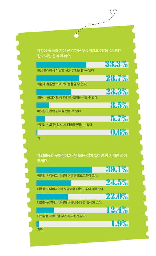 [2013 최고의 대외활동] 이름만 거창한 ‘속 빈 강정’ 문제야, 문제!