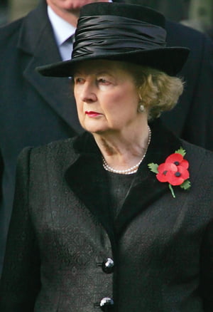 <YONHAP PHOTO-0726> (FILES) In a file picture taken on 13 November, 2005, former British Prime minister Baroness Margaret Thatcher attends a wreath laying ceremony during the Remembrance Sunday service at Whitehall in London. Former British prime minister Margaret Thatcher, the "Iron Lady" who shaped a generation of British politics, died following a stroke on April 8, 2013 at the age of 87, her spokesman said.  AFP PHOTO/FILES/ODD ANDERSEN../2013-04-09 05:54:00/
<저작권자 ⓒ 1980-2013 ㈜연합뉴스. 무단 전재 재배포 금지.>