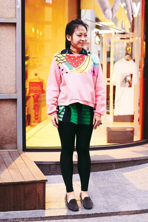 [Street Fashion] 가로수길에서 만난 Spring&City