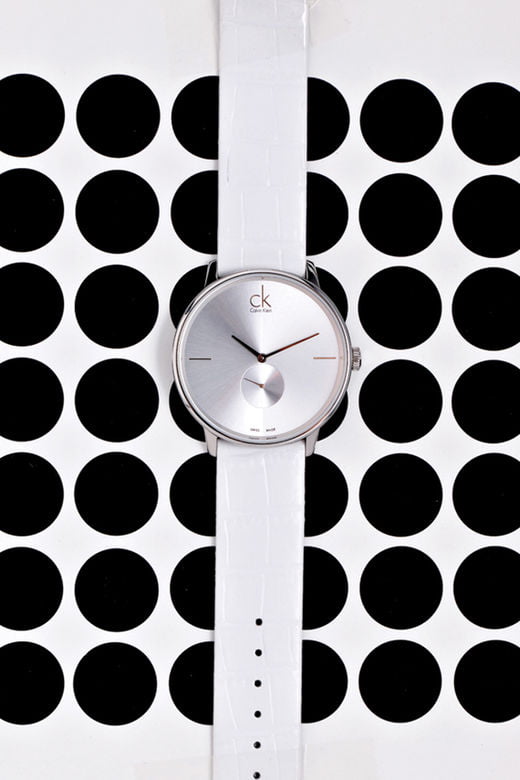[Watch Special] Classic Minimal White& Black Leather Watch