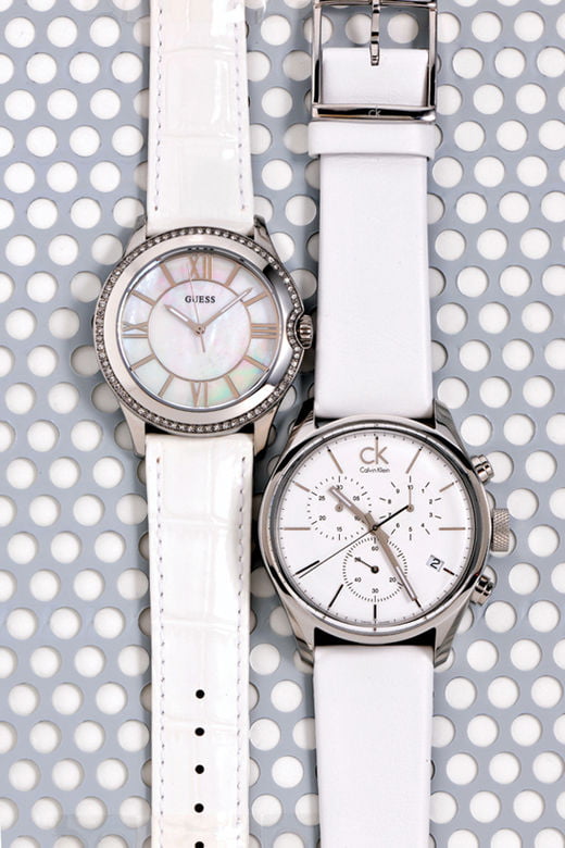 [Watch Special] Classic Minimal White& Black Leather Watch