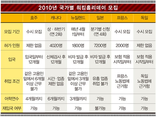 [캠퍼스 라이프] 여름방학 ‘어학연수 갈까 워킹홀리데이 갈까’