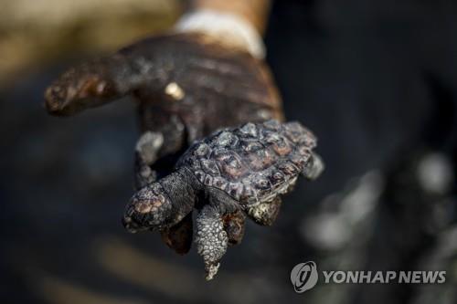 "환경 테러다"…이스라엘, 최악의 기름유출 배후로 이란 지목