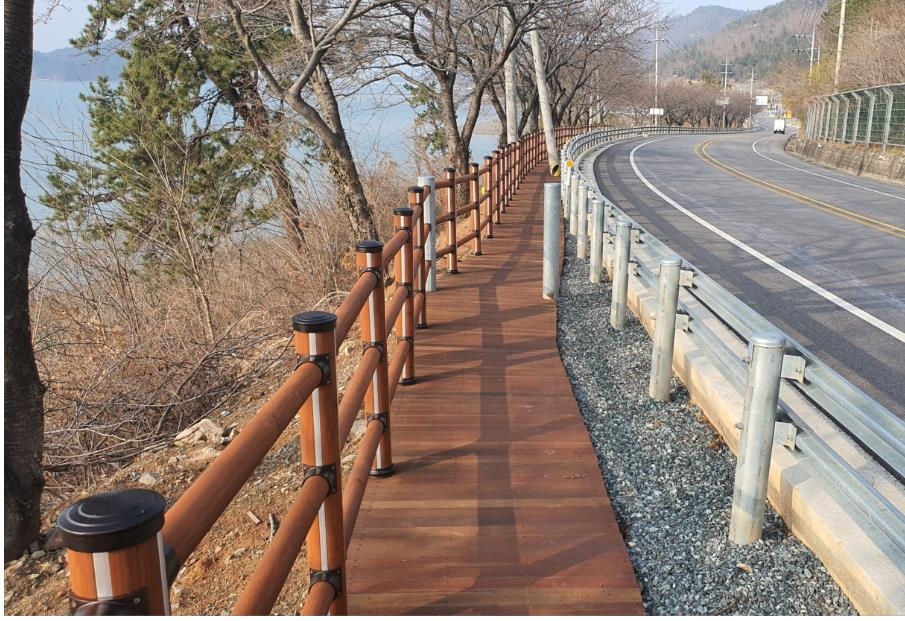 강진군, '남도 순례길 구간' 산책로 개통