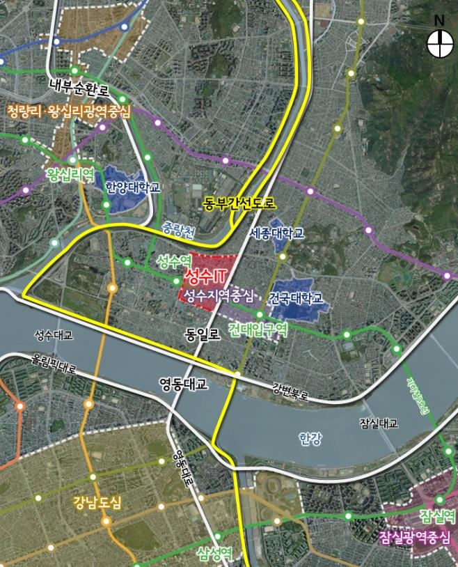 서울 성수역 일대 지구단위계획구역 지정…첨단산업 촉진