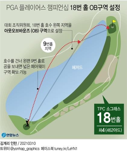 '디섐보 방지법' 끌어낸 TPC 소그래스 18번 홀 '시호타 라인'