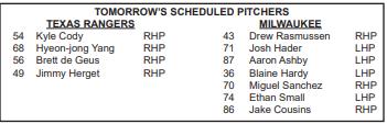 양현종, 14일 밀워키 상대로 MLB 시범경기 두 번째 등판