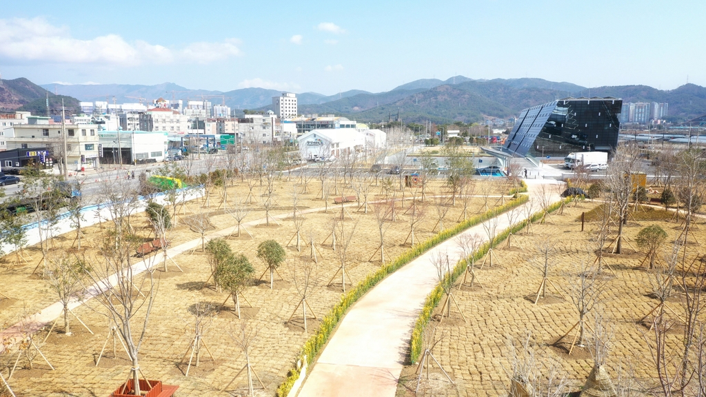 광양시 전남도립미술관 주변 폐철도에 '도시숲' 조성