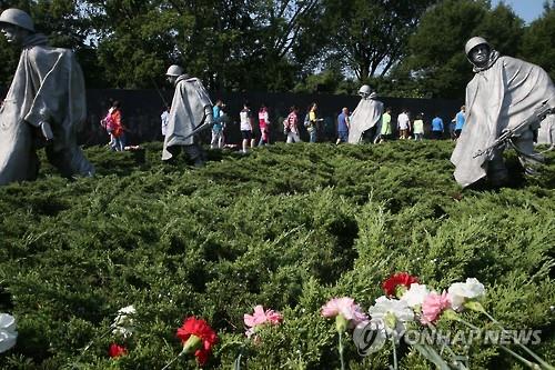 미 한국전참전비에 4만3천 전사자 명부 새긴다…내일부터 새단장