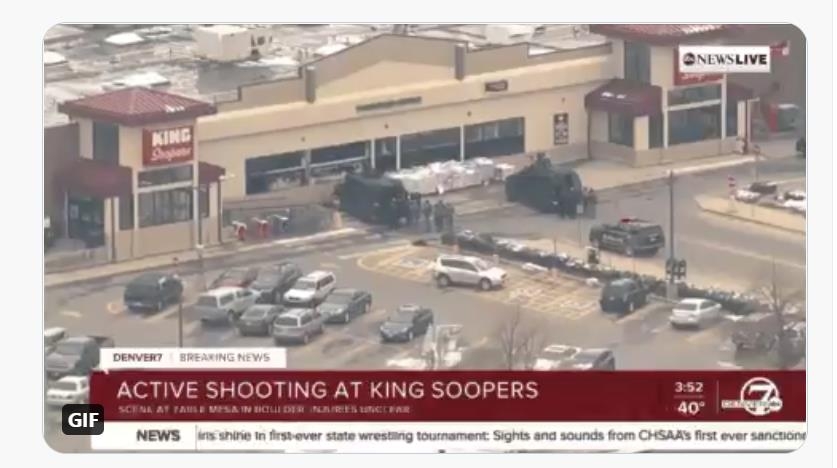 미 콜로라도 식료품점서 총격 사건…범인, 중무장 경찰과 대치