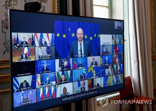 바이든, EU 정상들에 '중국 우려' 표명하며 유럽과 협력 강조