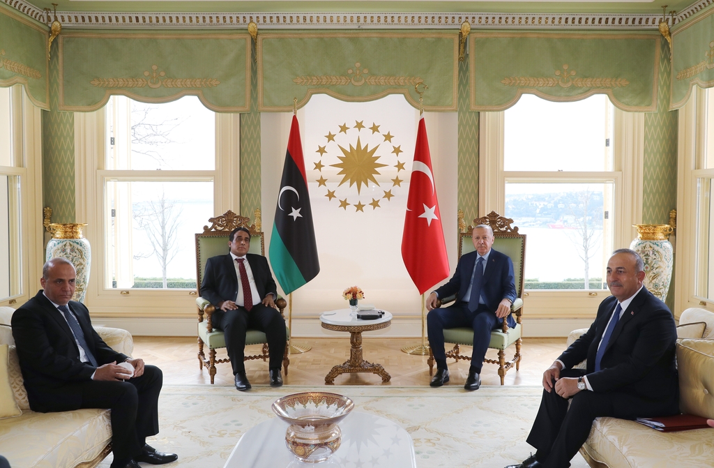 에르도안, 리비아 임시정부 수뇌부 접견…양국관계 논의