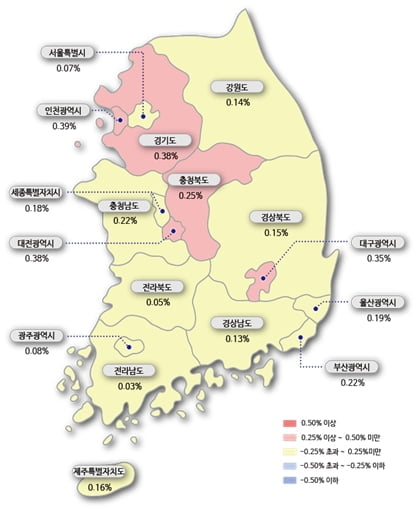 서울 아파트 매매·전셋값 상승추세 여전…전주 대비 0.1% 미만↑