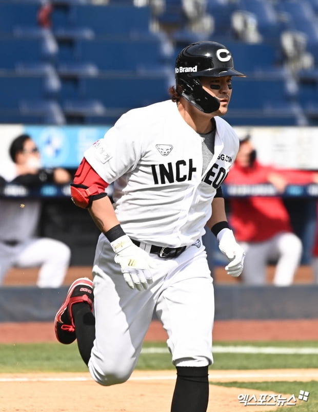 Choo Shin-soo’s first scoring after his first on-base after striking out, Sajik On Air