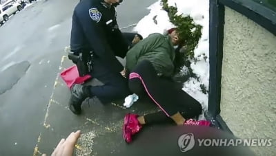 美 경찰, 어린 딸 앞에서 엄마 강경진압 논란